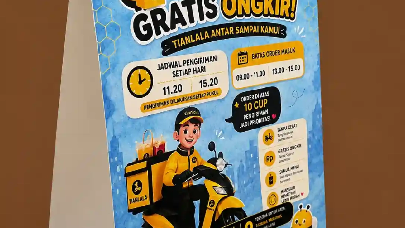 Cetak Tent Card untuk Bisnis F&B